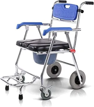 Padded Seat Transfer Bench, Bathing Chair, Wheeled Toilet Seat, Old Man Toilet, Toilet Seat, Mobile Toilet Seat, Pregnant Woman Seat Chair Bath Chair,Transfer Bench