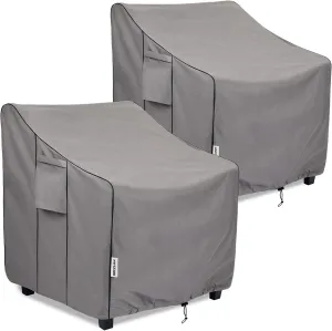 Patio Chair Covers Waterproof, Heavy Duty Outdoor Furniture Covers Fits up to 36W x 37D x 36H inches -2 Pack
