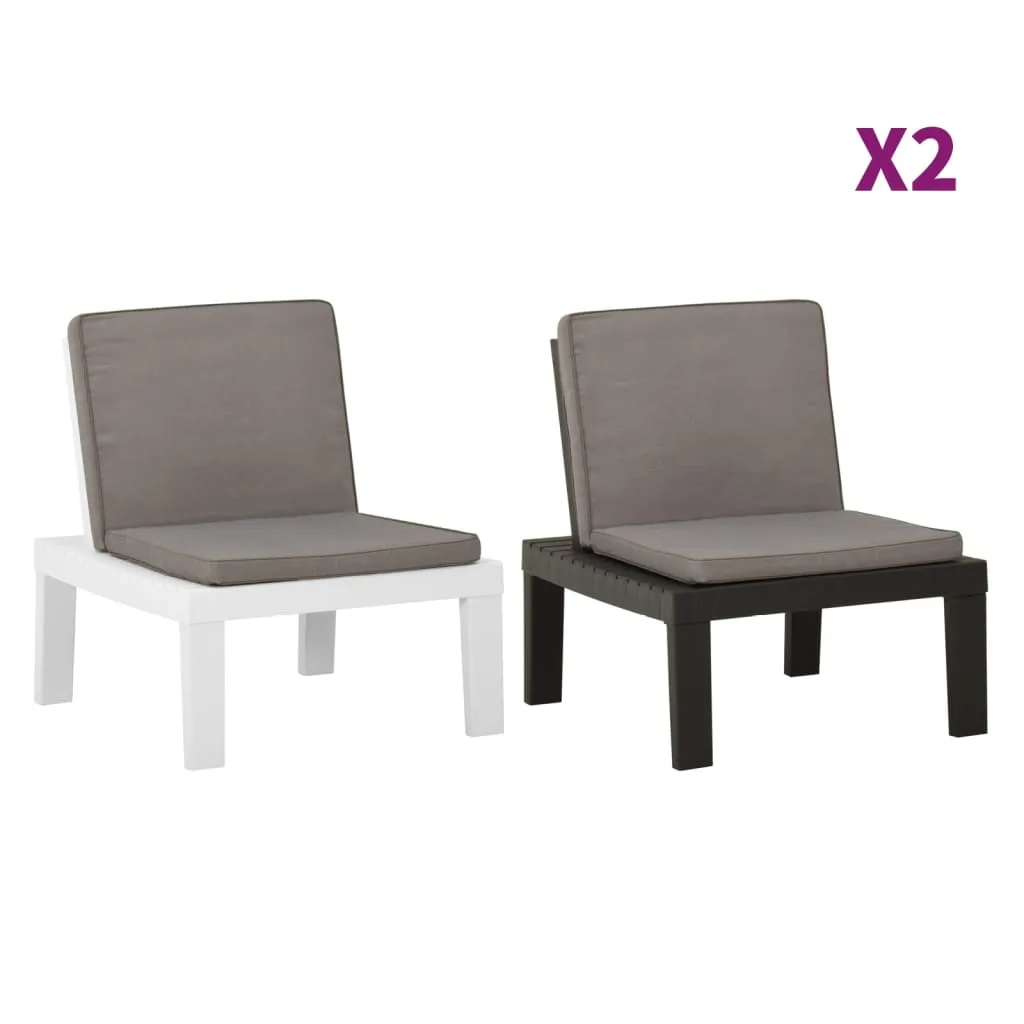 Patio Lounge Chair Outdoor Seating Lawn Chair with Cushion Plastic
