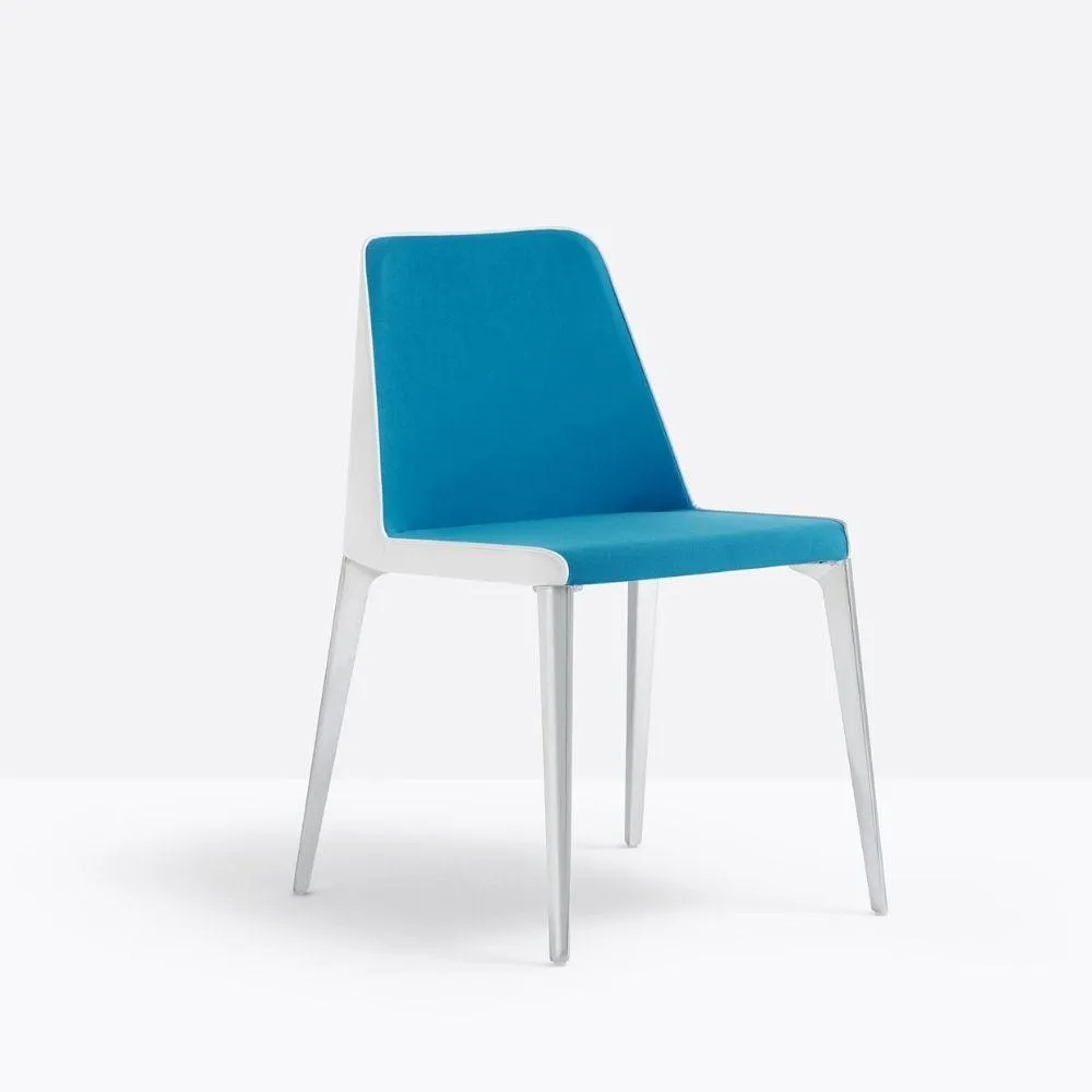 Pedrali Laja 880 padded design chair in fabric