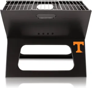 PICNIC TIME NCAA Tennessee Volunteers X-Grill Portable Grill - Camping Grill - Small Charcoal Grill for Tailgating