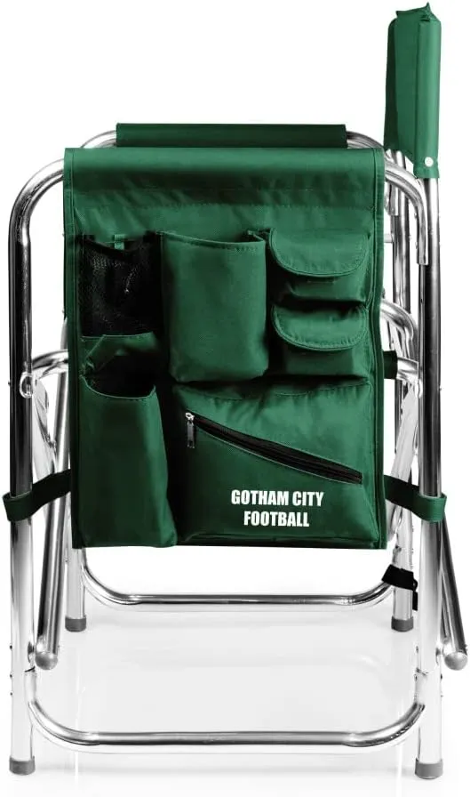 PICNIC TIME NFL Unisex-Adult NFL Sports Chair with Side Table, Beach Chair, Camp Chair for Adults