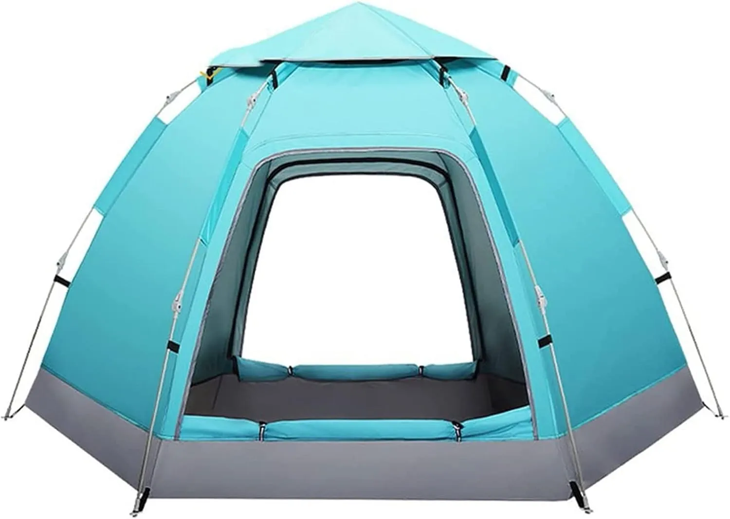 Pop Up Beach Family Tent Sun Shelter,3-4 Person Automatic Instant Shade Umbrella Easy Set-Up with Sun Protection,Waterproof Windproof Canopy for Outdoor Fishing Hiking Camping Mountaineering