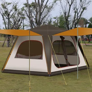 Pop Up Tent Family Camping Tent 5-8 Person Instant Backpacking Camping Windproof UV Protection for Outdoor Beach Traveling Hiking Camping Hunting Fishing