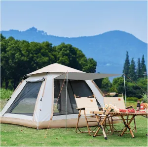 Pop Up Tents for Adults 4 People Waterproof,Three Seconds to Open Best Waterproof Tent Stable and Lightweight Adult Teepee Tent Outdoor for Family Camping,Hiking Party