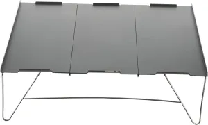 POPETPOP Portable Camping Table Aluminum Alloy Collapsible Camping Desk Outdoor Use