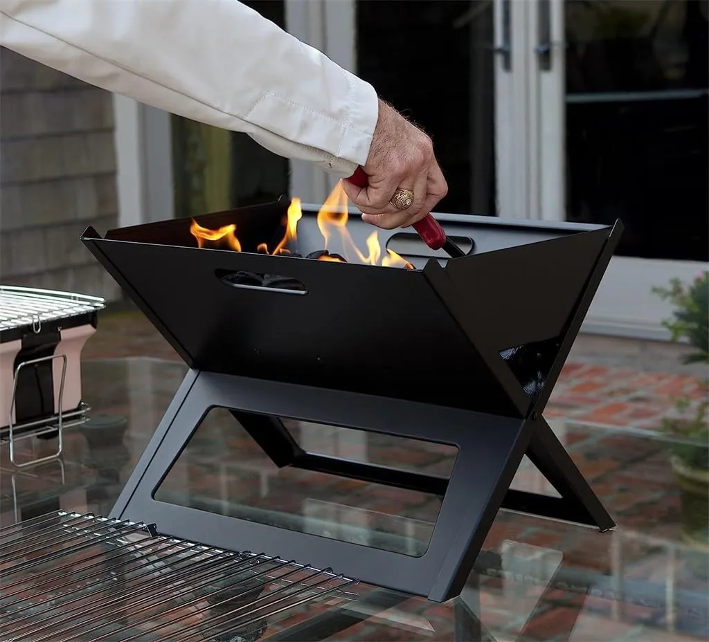 Portable Barbecue Stove X-shaped Folding Outdoor Cross-border BBQ Barbecue Rack