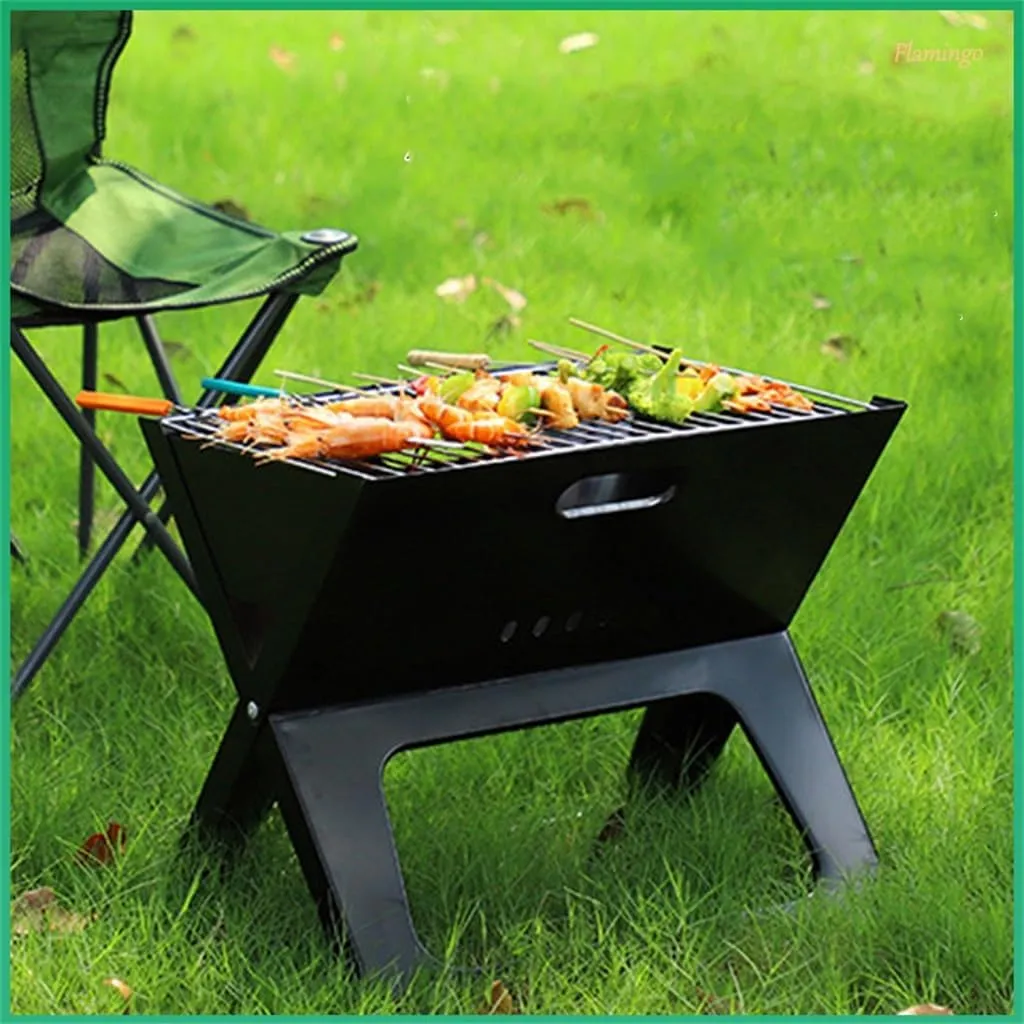 Portable Barbecue Stove X-shaped Folding Outdoor Cross-border BBQ Barbecue Rack