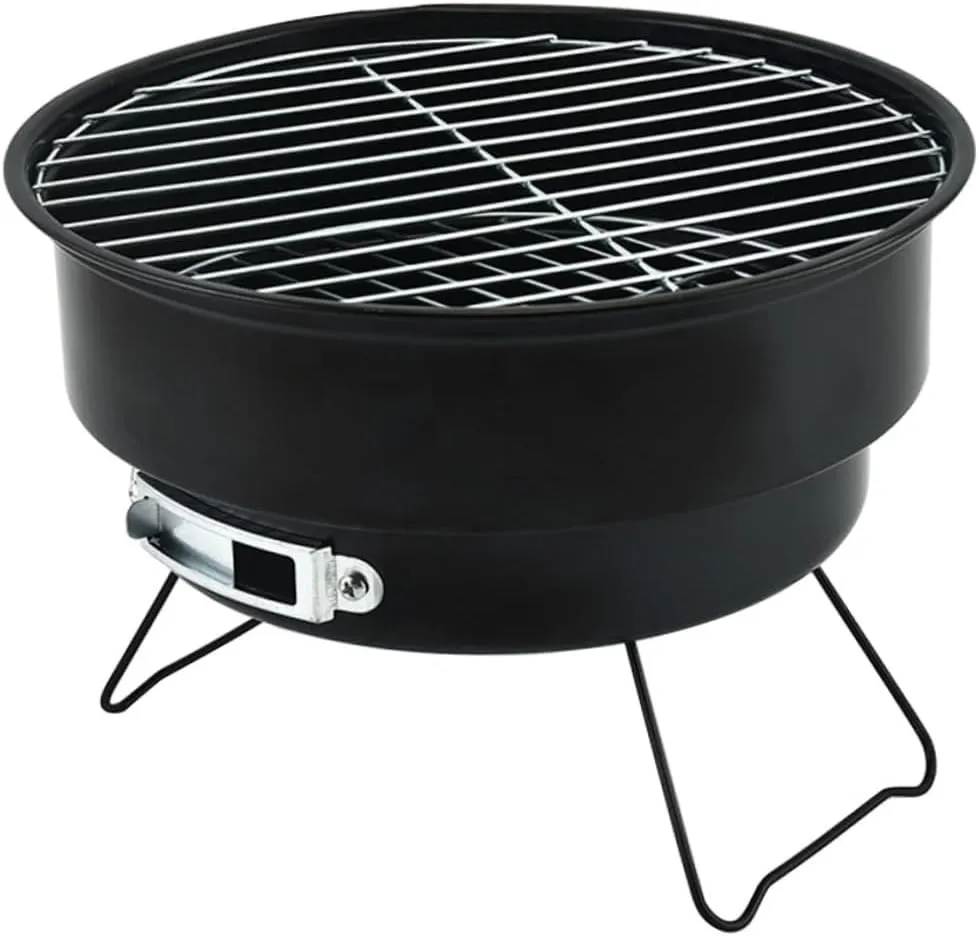 Portable Bbq Grill Outdoor Stainless Steel Charcoal Grill Compact for Camping Hiking and Picnics