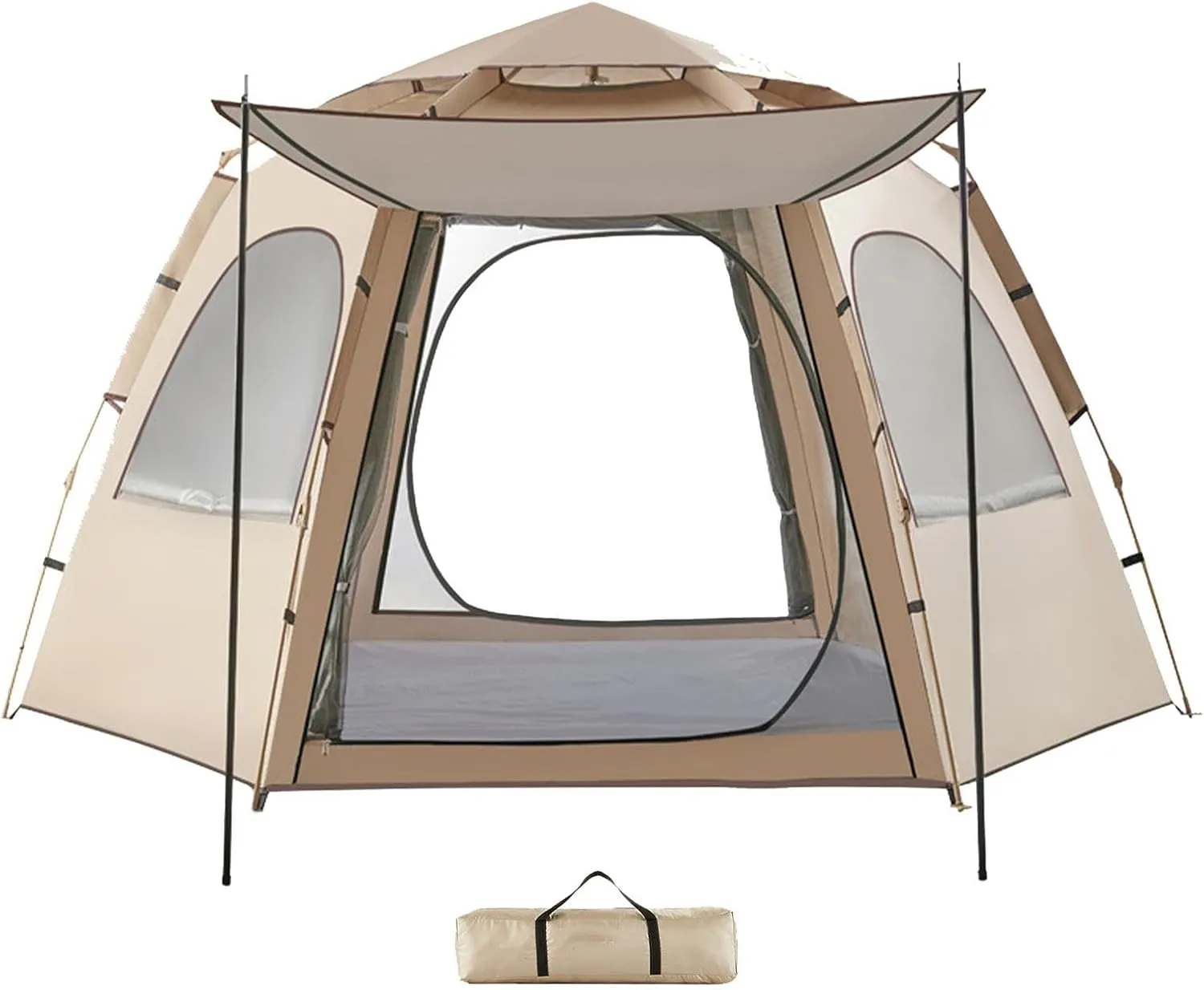 Portable Camp Tent, Waterproof Dome Tent, Pop Up Tent for Camping, Automatic Camping Tent, Breathable Camp Tent, Easy Setup Tent, Instant Tents for 5-8 Person, Tents for Camping Outdoor Hiking