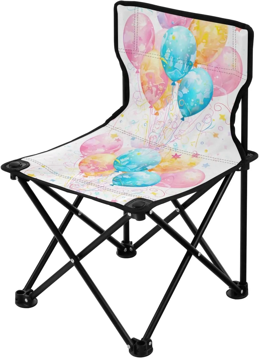 Portable Camping Folding Chairs Foldable Chair Small Balloon Colorful Lightweight Backpacking Outdoor Outside Fishing