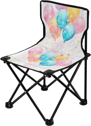 Portable Camping Folding Chairs Foldable Chair Small Balloon Colorful Lightweight Backpacking Outdoor Outside Fishing