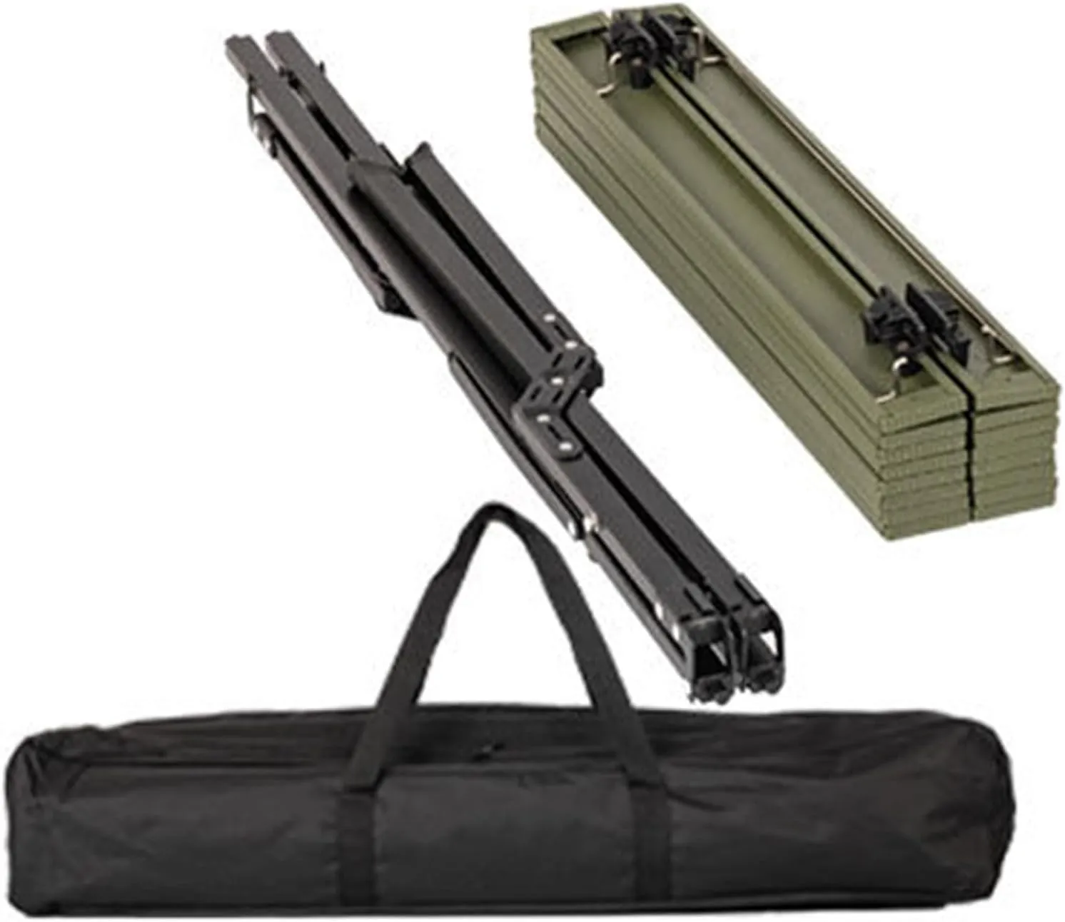 Portable Camping Furniture Set of 5, Folding Table with 4 Chairs, Aluminum Picnic Lawn Foldable Chair Storage Bags, for Beach,Fishing,Hiking,BBQ