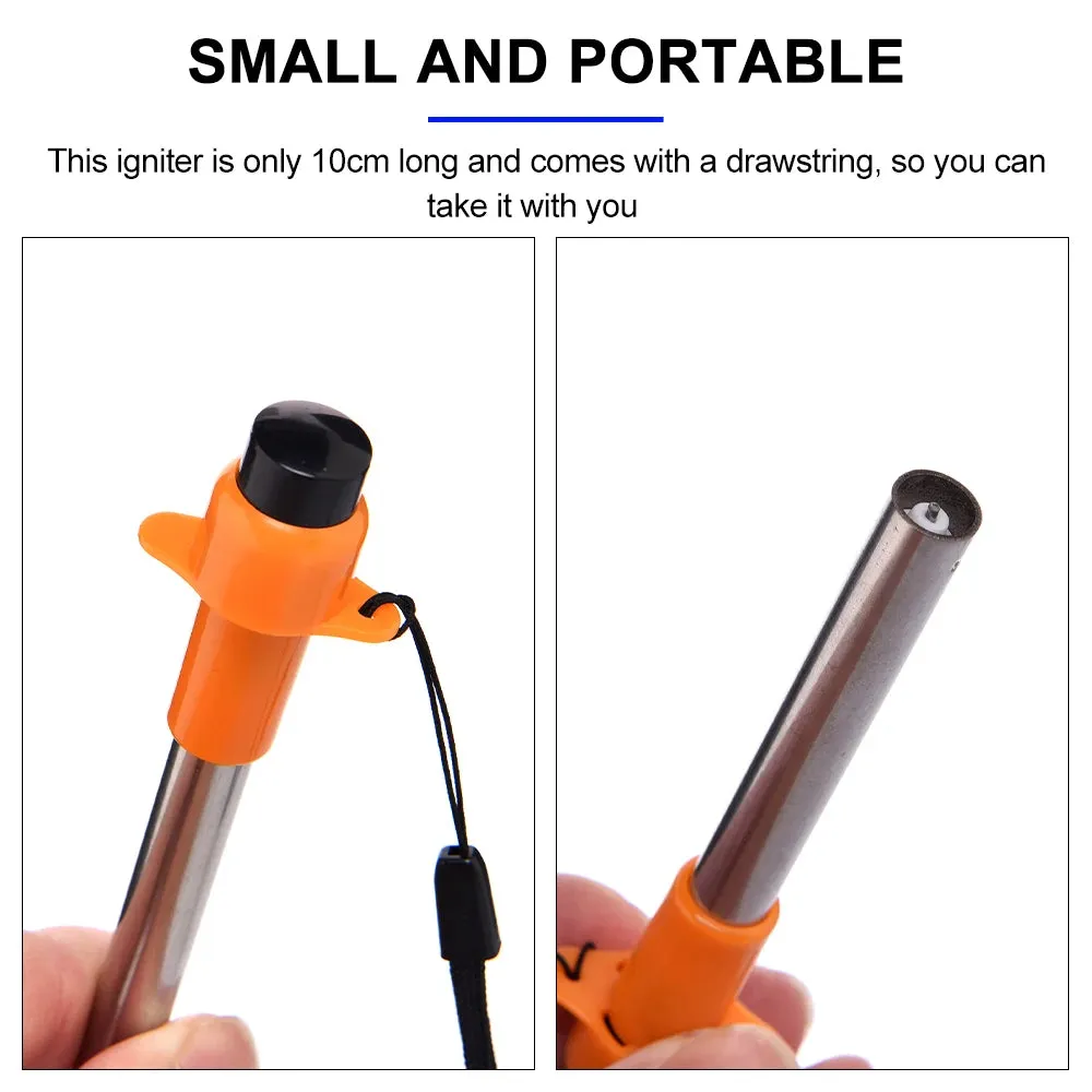 Portable Camping Stove Pulse Ignition Device - Stainless Steel Gas Burner Lighter