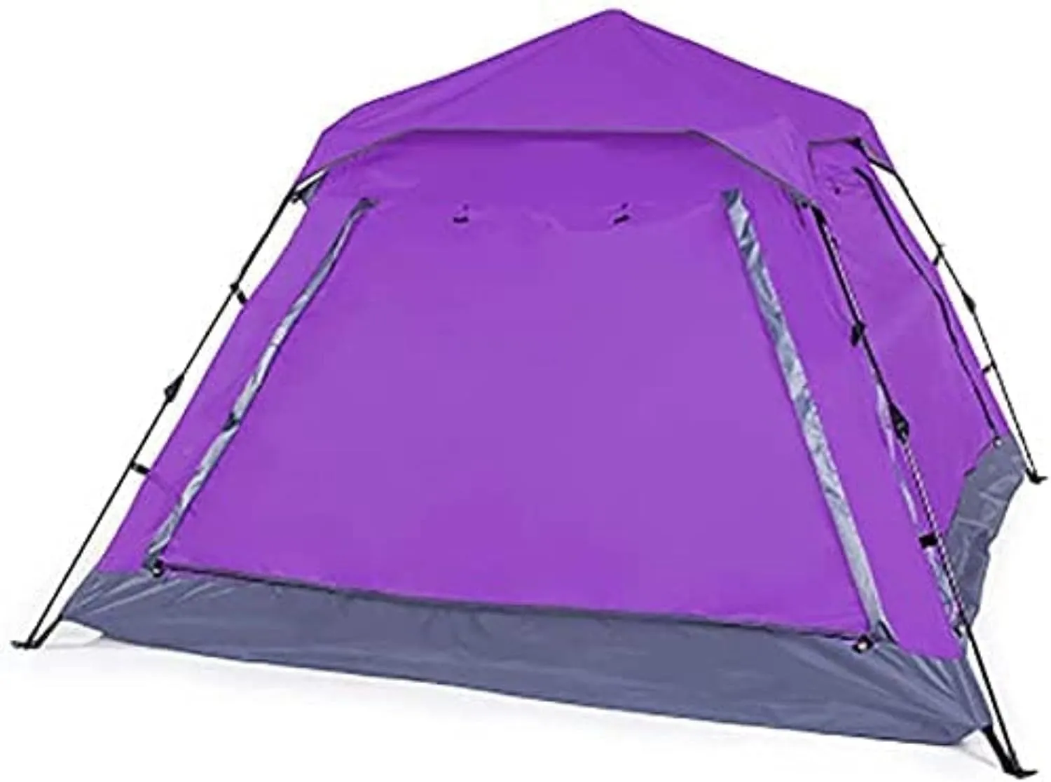 Portable Campitent Automatic Campitent for 3-4, Pop up Instant Tent Water-Resistant Ventilated Easy to Set for Hikibackpackisurvival Travel (a a)