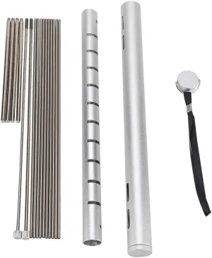 Portable Compact Camping Grill Stainless Steel Folding BBQ Tube Outdoor Backpackers