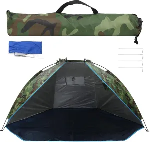 Portable Fishing Shelter Tent for Two Persons, and Ventilated, Installation, Complete Accessories, Ideal for Outdoor Activities Like Fishing Camping Picnic