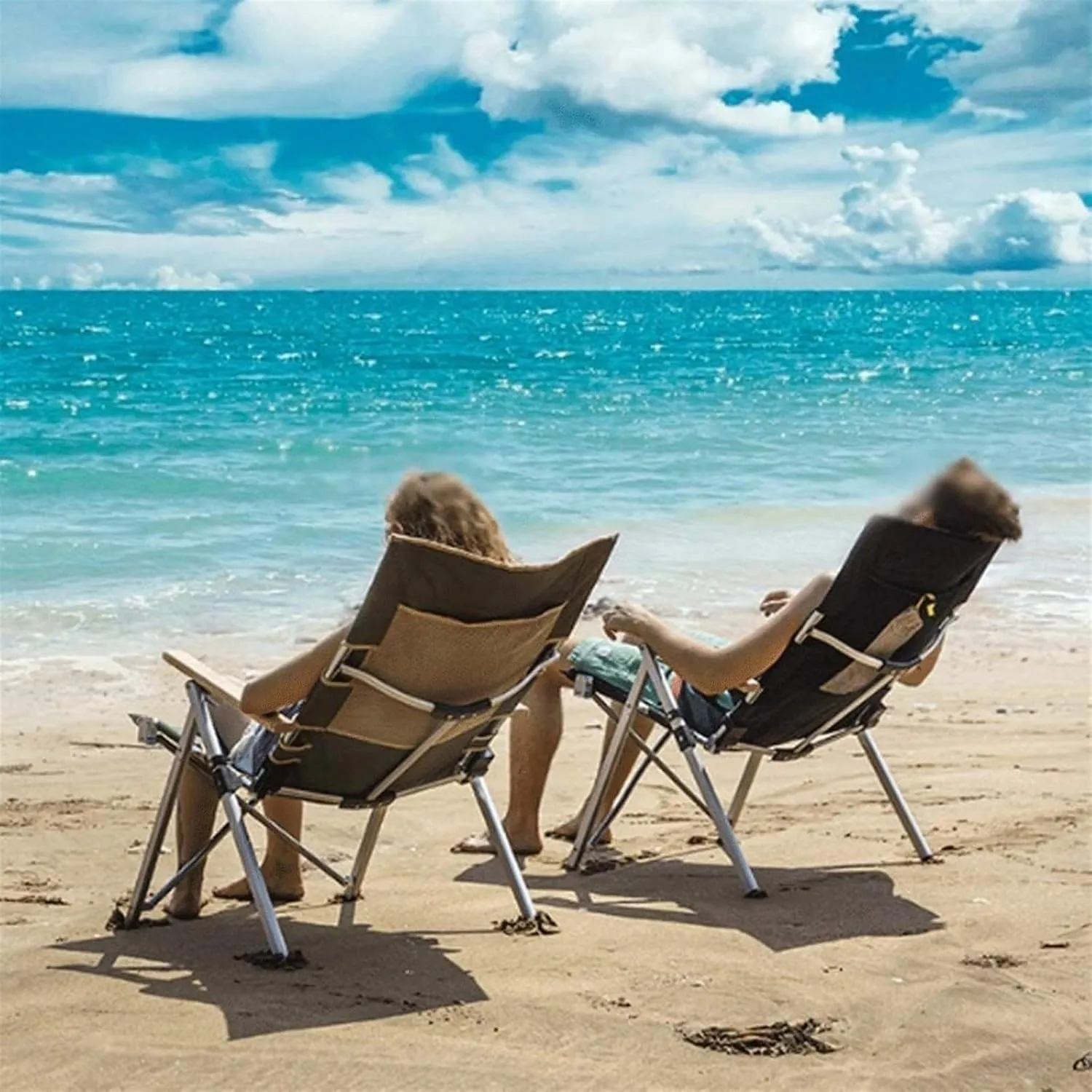 Portable Folding Chair Adjustable Camping Chair Portable Folding Recliner Beach Chair Self-Driving Fishing Sports Chair Adjustable Folding Chair(A)