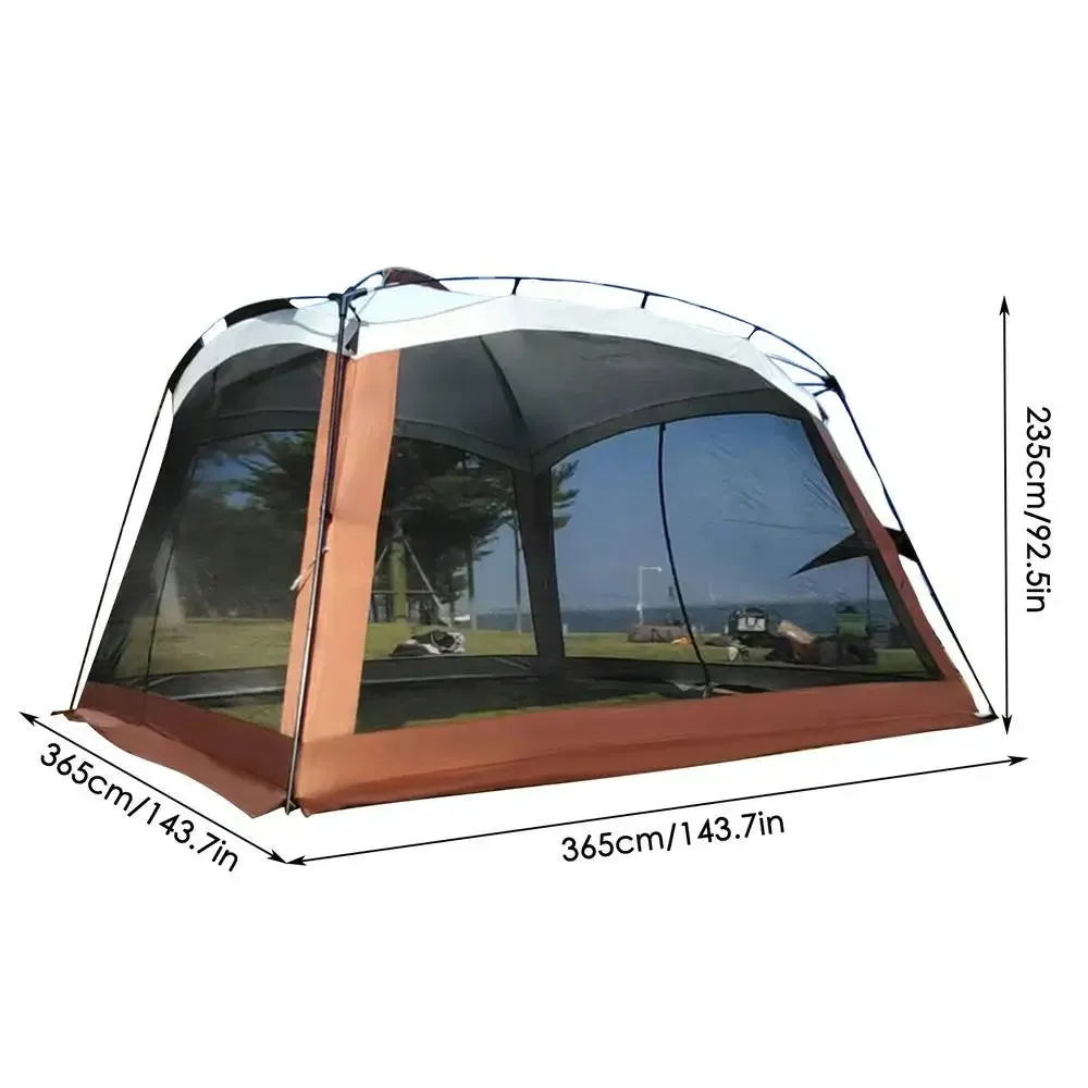 Portable Folding Mosquito Mesh Tent with Sunshade Canopy for Camping & Outdoor Adventures