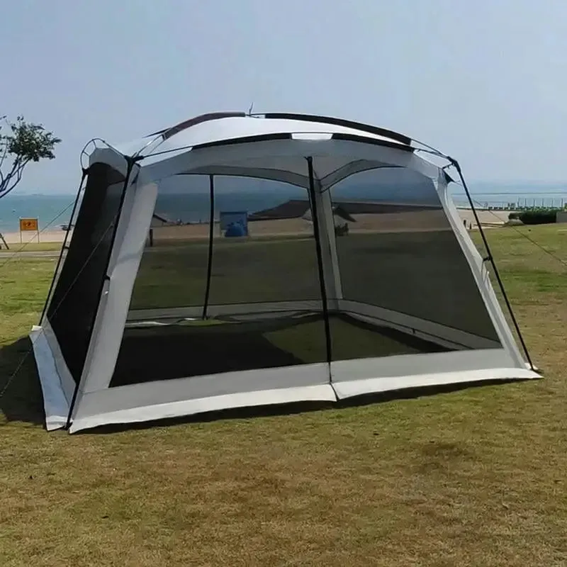 Portable Folding Mosquito Mesh Tent with Sunshade Canopy for Camping & Outdoor Adventures