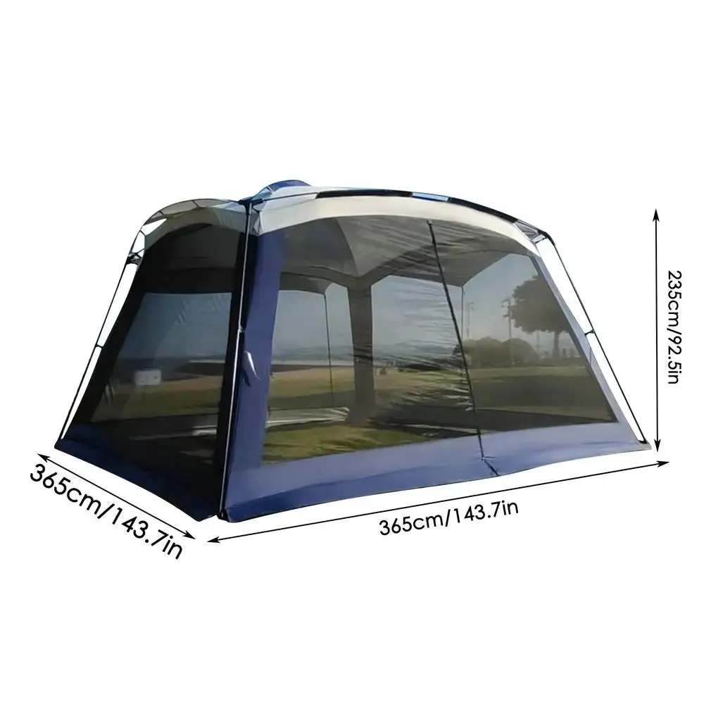 Portable Folding Mosquito Mesh Tent with Sunshade Canopy for Camping & Outdoor Adventures
