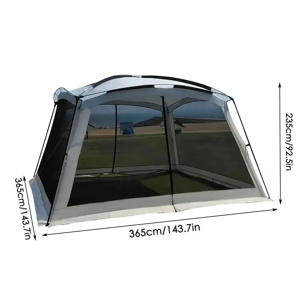 Portable Folding Mosquito Mesh Tent with Sunshade Canopy for Camping & Outdoor Adventures
