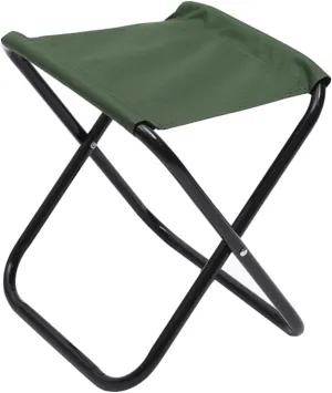 Portable Folding Stool for Outdoor Collapsible Mini Chair Strong Steel Durable Fabric Compact Easy to Carry