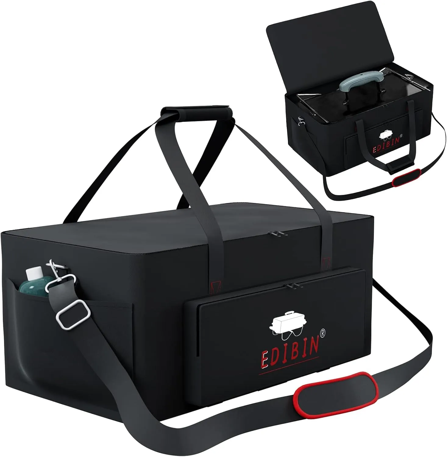 Portable Grill Carry Bag Fit for Weber 1141001 Go Anywhere Gas Grill, Compatible with Weber 121020 Go-Anywhere Charcoal Griddle,Heavy Duty 600D Waterproof Go anywhere gas grill Carry Bag