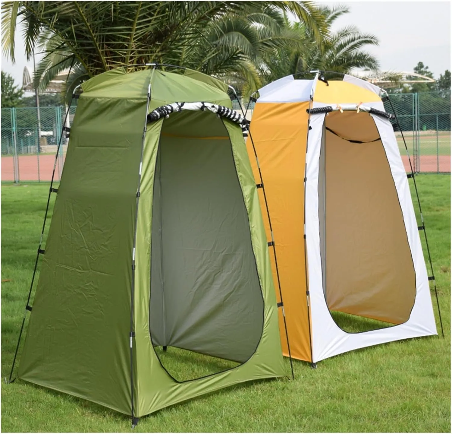 Portable Instant Pop Up Tent Changing Room, Portable Changing Fitting Room Outdoor Camping Shower Bathing Tent Privacy Toilet Dual Layer Waterproof Tourist Tents camping tent