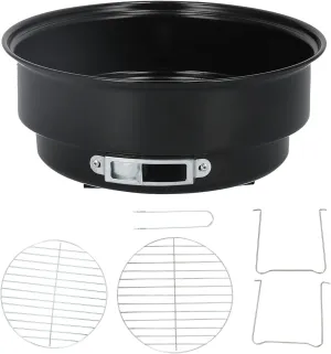 Portable Iron Charcoal Grill KIT for BBQ Picnic Camping