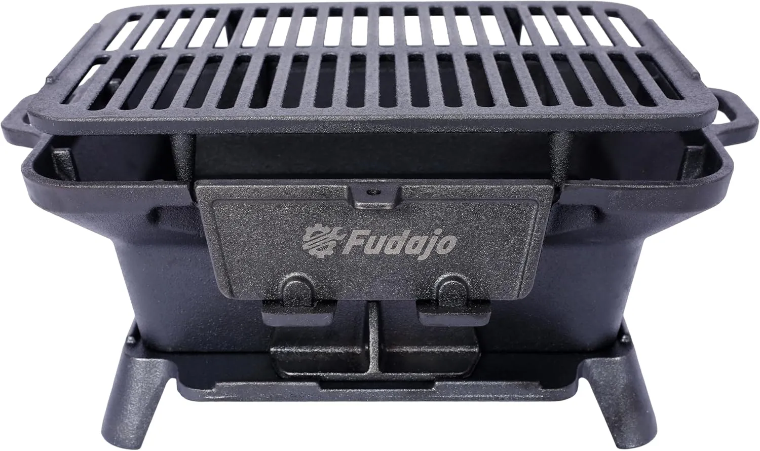 Portable Outdoor Charcoal Grill for Memorable Cookouts, Durable Enameled Cast Iron Design, Camping, Picnics, and Tailgating