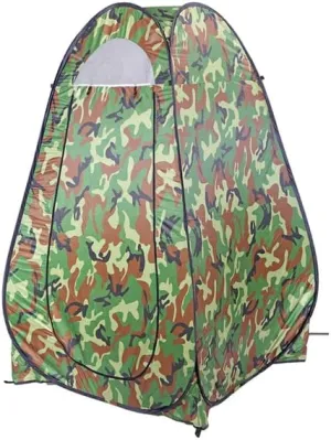 Portable Pop Up Privacy Tent - Outdoor Shower, Toilet & Changing Room with Waterproof Silver Tape