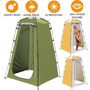 Portable Privacy Shower Tent - Waterproof Changing Room Shelter for Camping, Hiking, Beach, and Outdoor Activities