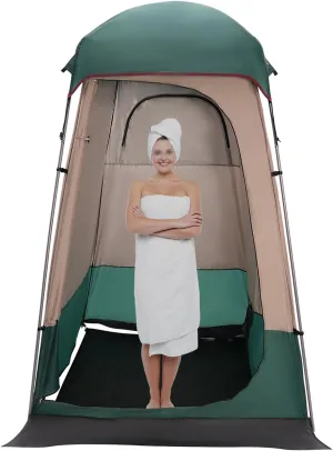 Portable Shower Tent, Outdoor Camping Privacy Shelter with Storage Bag, 63 * 63 * 94.5 in Camping Gear for Hiking, Picnics, Fishing, Camping, Outdoor Play