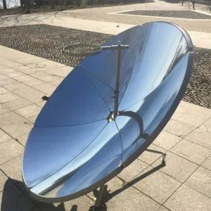 Portable Solar Cooker, 1800W 1.5m Diameter Camping Outdoor Solar Cooker for solar heating, visual education or DIY solar concentrator 59'' Diameter