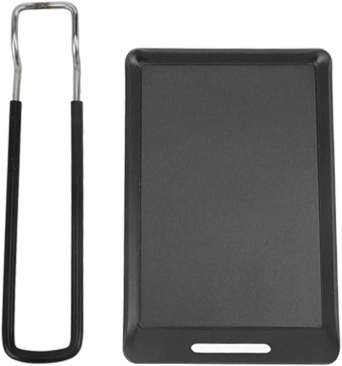 PORTABLE SQUARE IRON GRILL PAN FOR CAMPING HIKING PICNICS