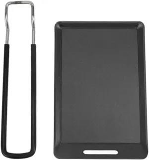 PORTABLE SQUARE IRON GRILL PAN FOR CAMPING HIKING PICNICS