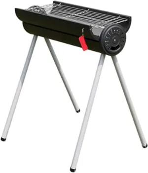 Portable Stainless Steel BBQ Grill, Folding Charcoal for Outdoor Camping and Picnics, Ideal 5-10 People