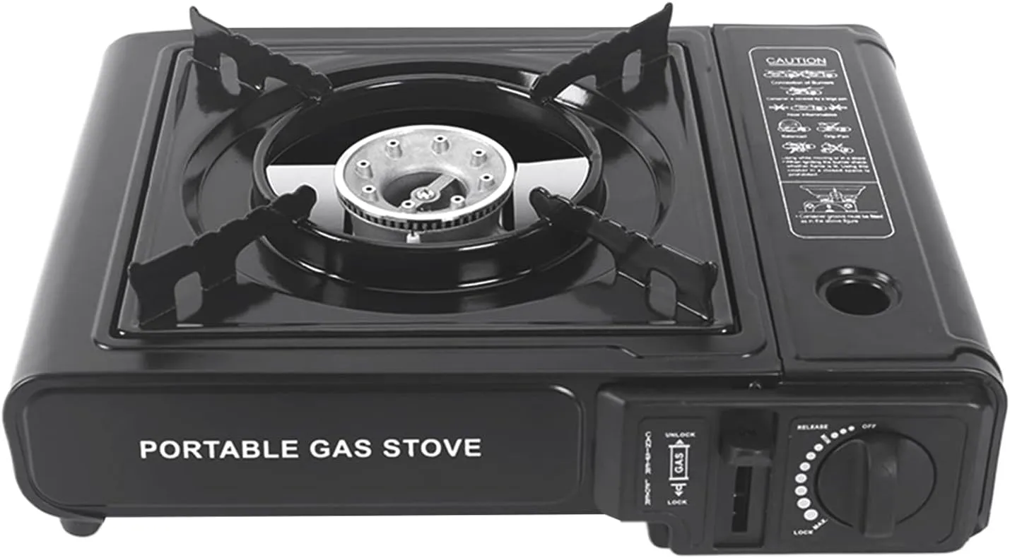 Portable Stove, Barbecue Grill Burner, Multifunctional Quick-Ignite Stove for Hunting, Backyard, Patio, Picnic, Hiking, Backpacking