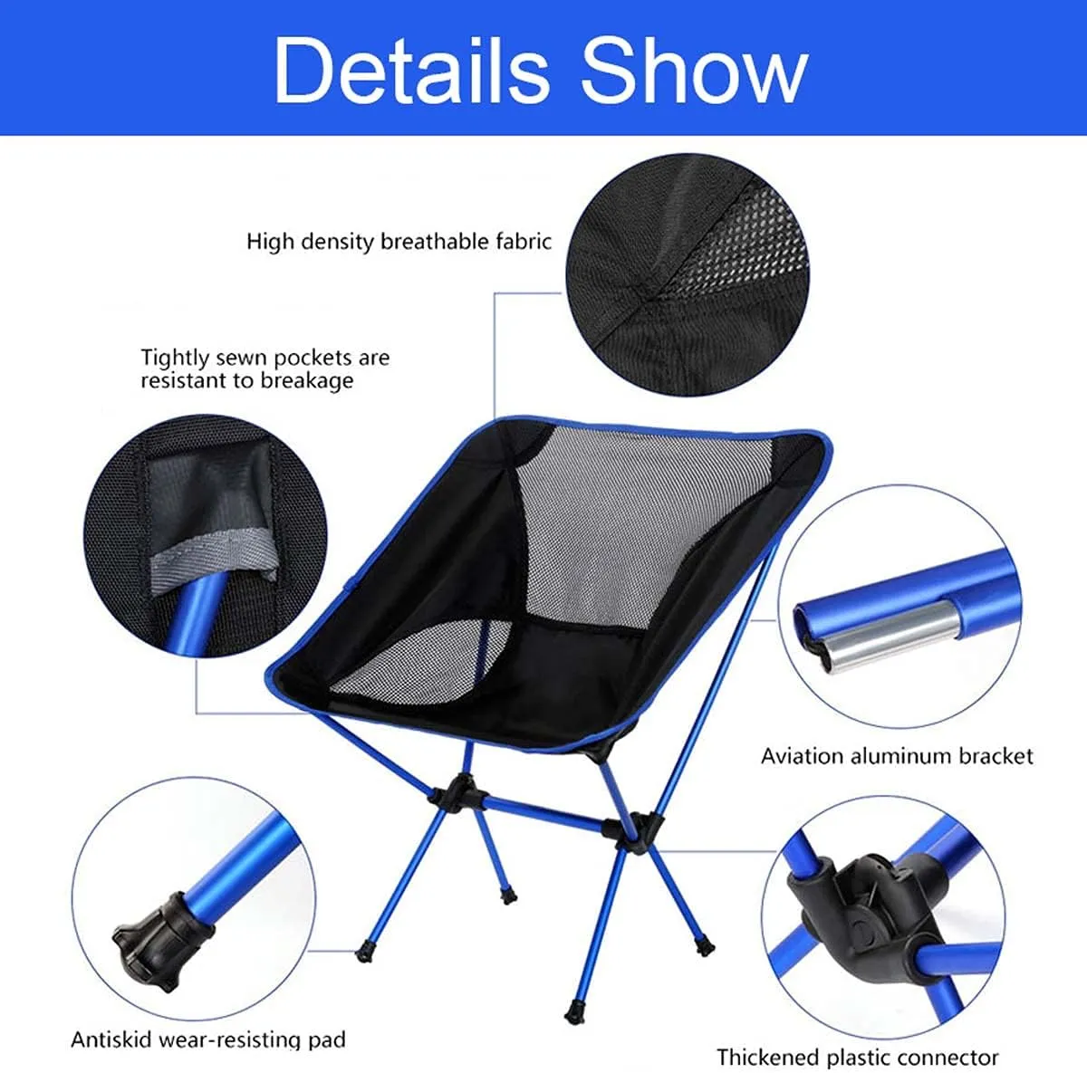 Recliner Chair,Compact Outdoor Chair, Travel Folding Chair Ultralight Outdoor Portable Beach Hiking Picnic Seat Fishing Tools Chair,Red