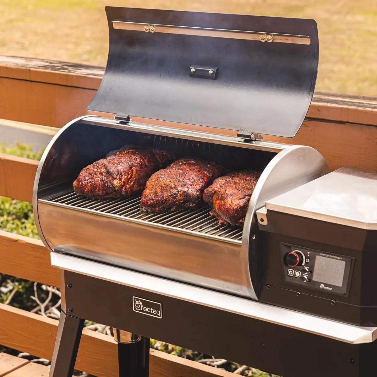 recteq Patio Legend 400 Pellet Smoker Grill with WiFi & App Connectivity, Outdoor Smokers Grills, Wood Pellet Grill, Temp Range 180° to 700 °