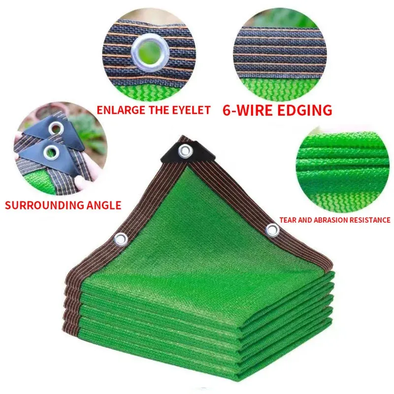 Red de para sombrilla de jardín, protección UV, pérgola exterior, cubierta solar, toldo de piscina, vela para cobertizo de plant