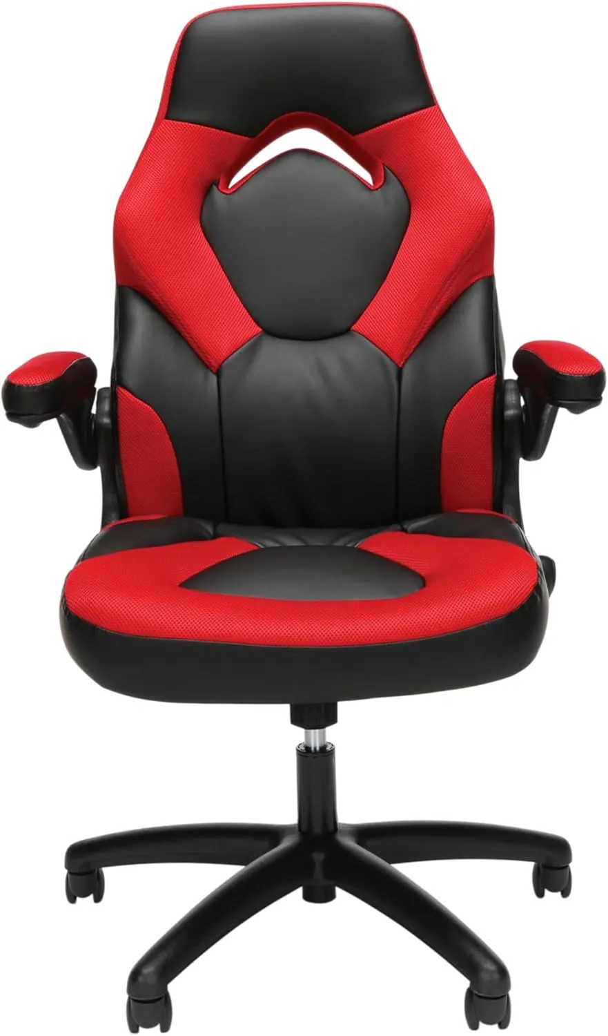 RESPAWN 3085 Gaming Chair - Gamer & Office Chair with Integrated Headrest, Adjustable Tilt & Tilt Lock - Red