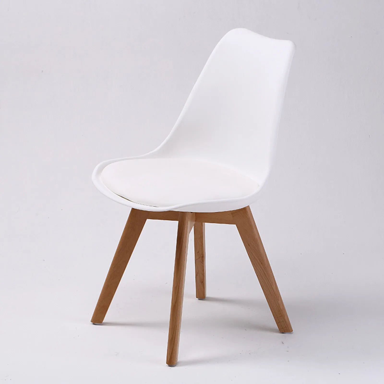 Retro (Set of 2) PU Leather Dining Chairs - White