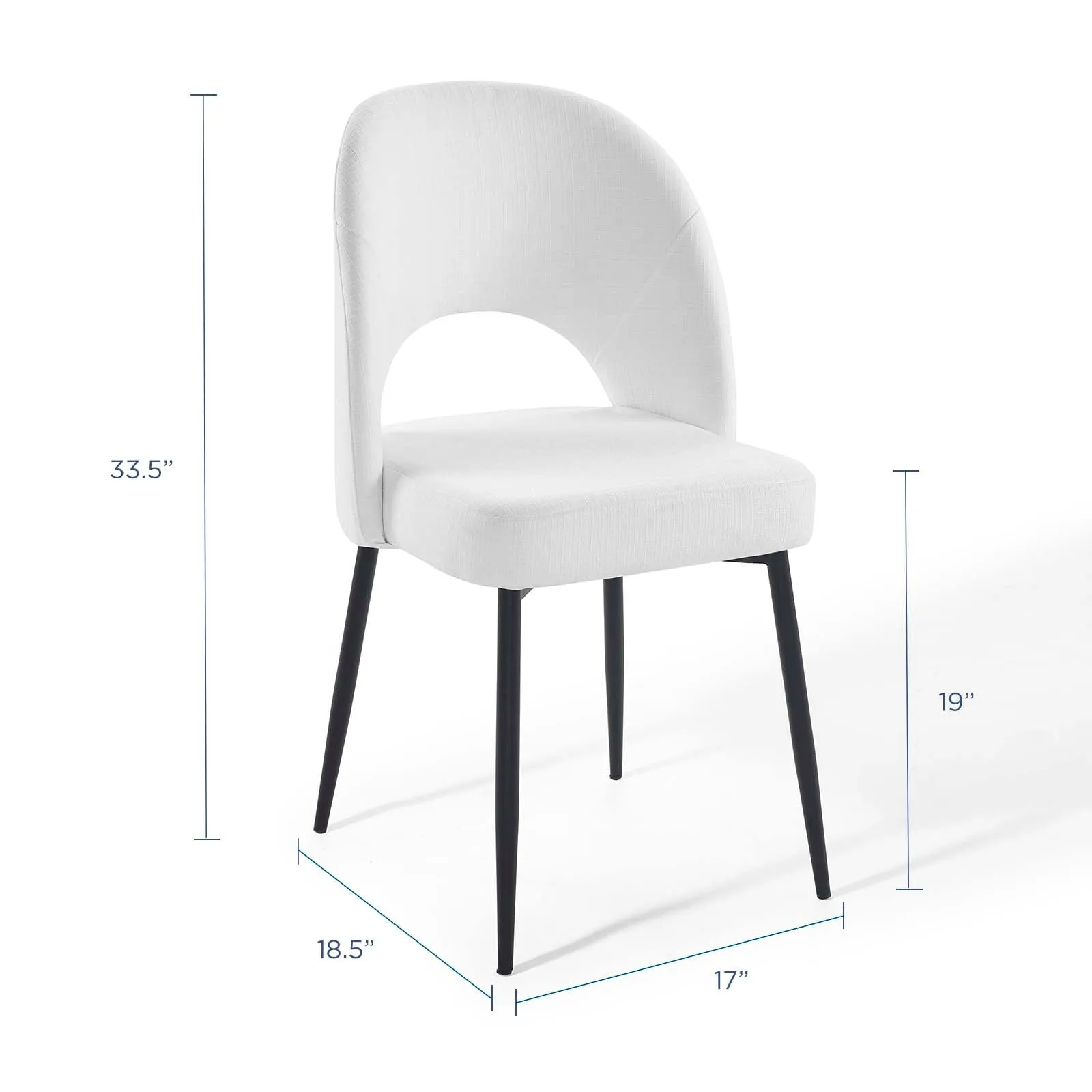 Rouse Upholstered Fabric Dining Side Chair by Modway