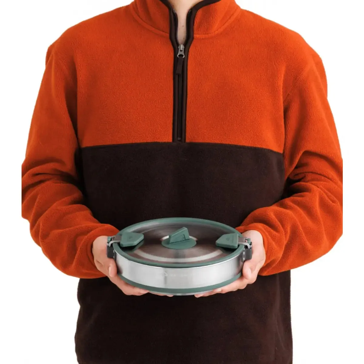 Sea To Summit Detour Stainless Steel Collapsible 3L Pot - Green