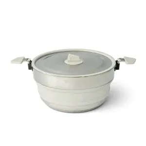 Sea To Summit Detour Stainless Steel Collapsible 5L Pot - Grey (Moonstruck)