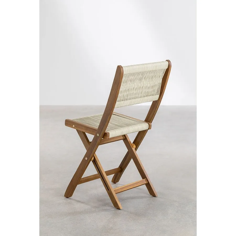 Set of 2 Folding Garden Chairs