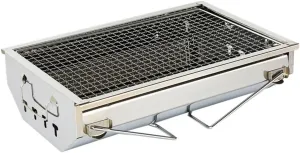 Stainless Steel Folding Charcoal Barbecue Stove BBQ Barbecue Supplies Outdoor Home Camping Barbecue Rack