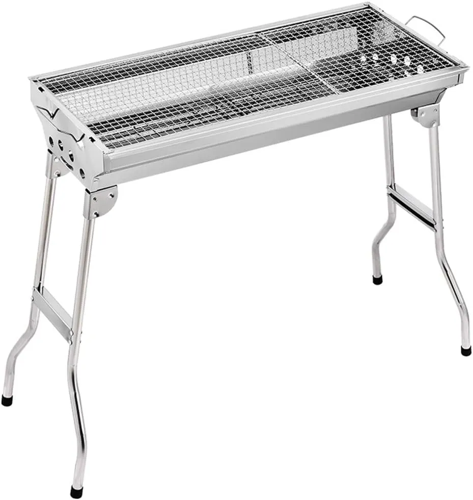 Stainless Steel Folding Oven, Outdoor Carbon Oven, Household Stainless Steel Barbecue Rack